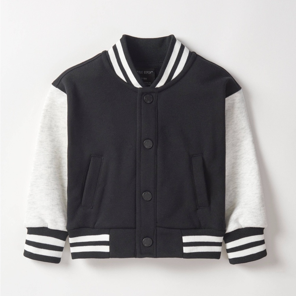 Little‎ Bipsy varsity jacket size 18-24 months NWOT